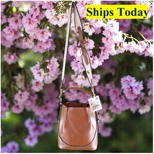 Zara Brown Crossbody Purse Shoulder Bag NWT With Extra Strap & Wallet 14347